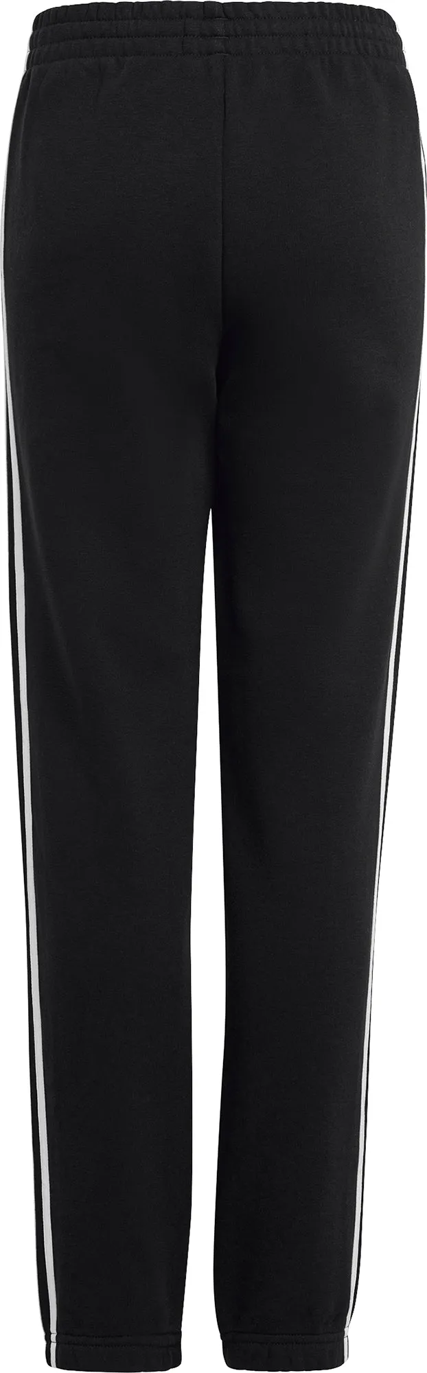 adidas Essentials 3 Stripes Junior Fleece Joggers - Black