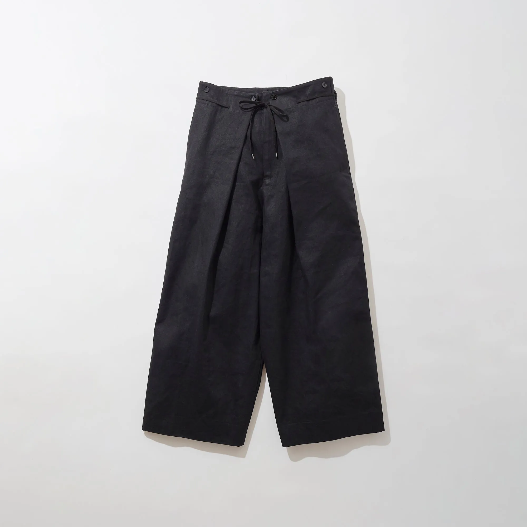 Black Denim Hakama Trousers