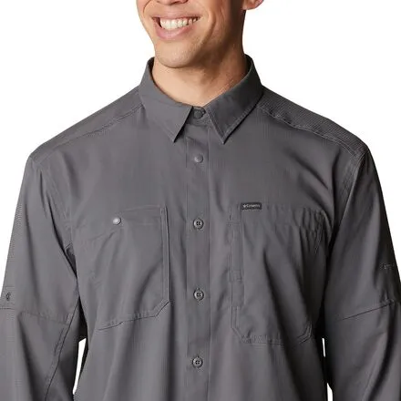 Columbia Men's Silver Ridge Utility Lite Long Sleeve Shirt in City Gray