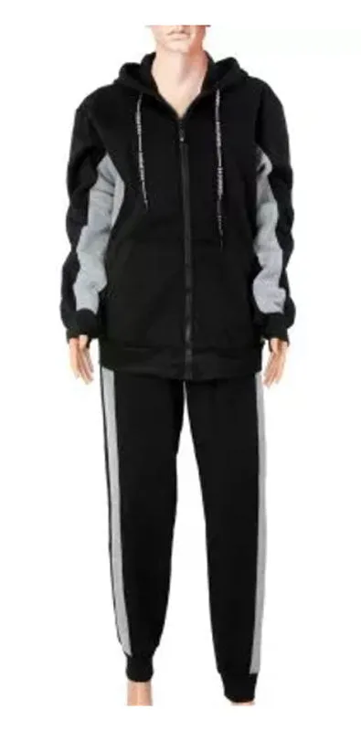 Fleece Lining Active Hoodie with Pants Wholesale