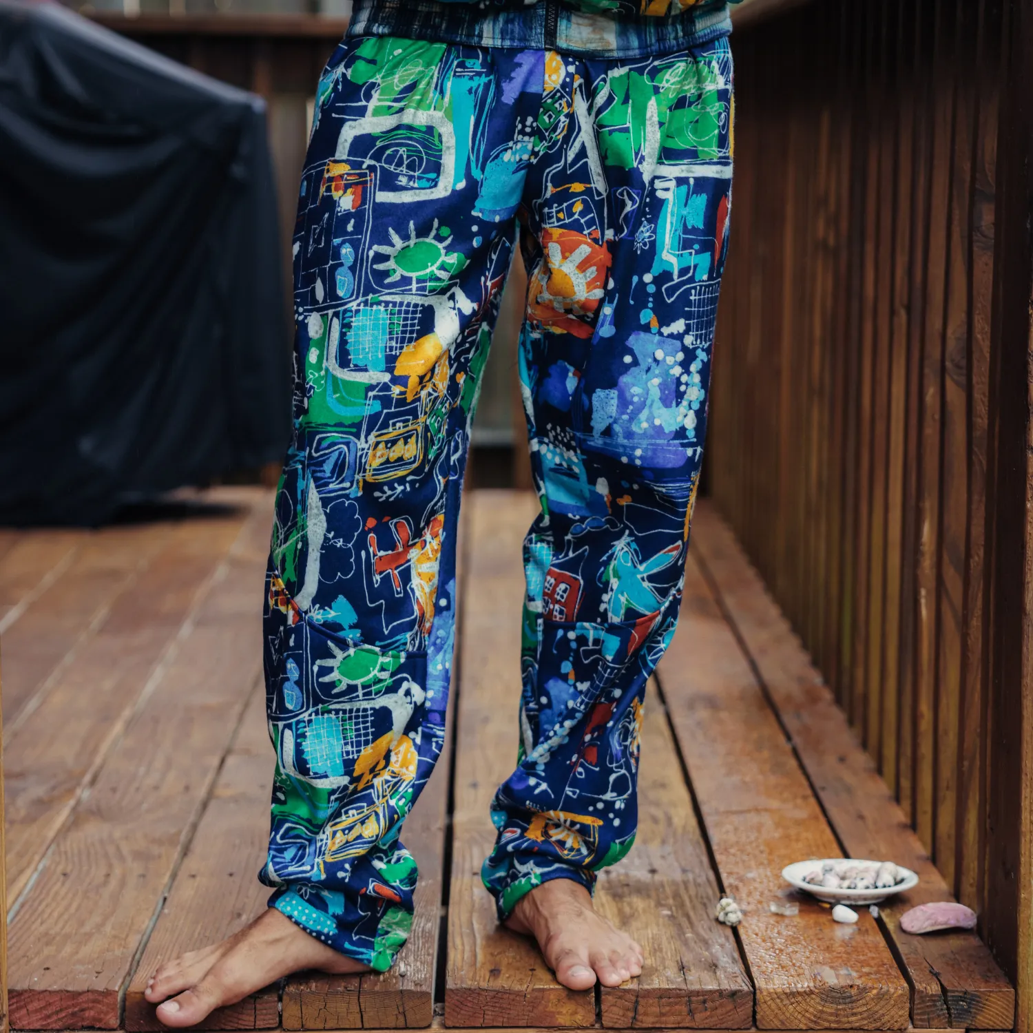 Fleece Retro Pants - Clash Navy