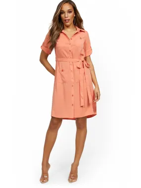 Four-Pocket Shirtdress