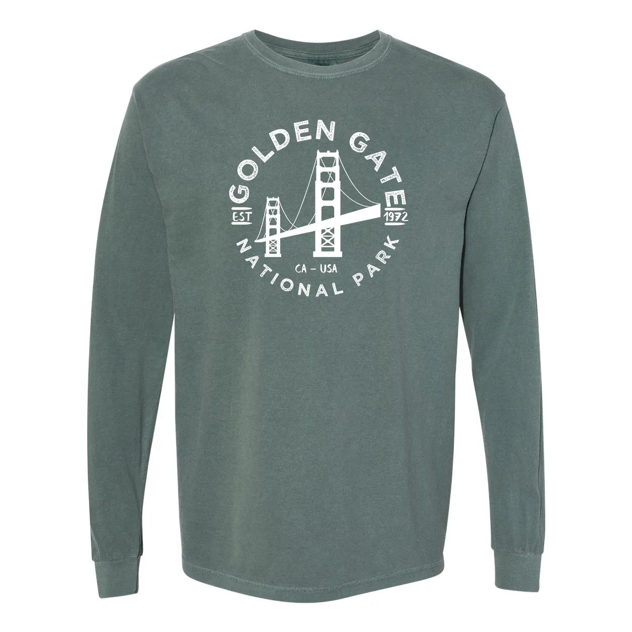 Golden Gate National Park Comfort Colors Long Sleeve T Shirt