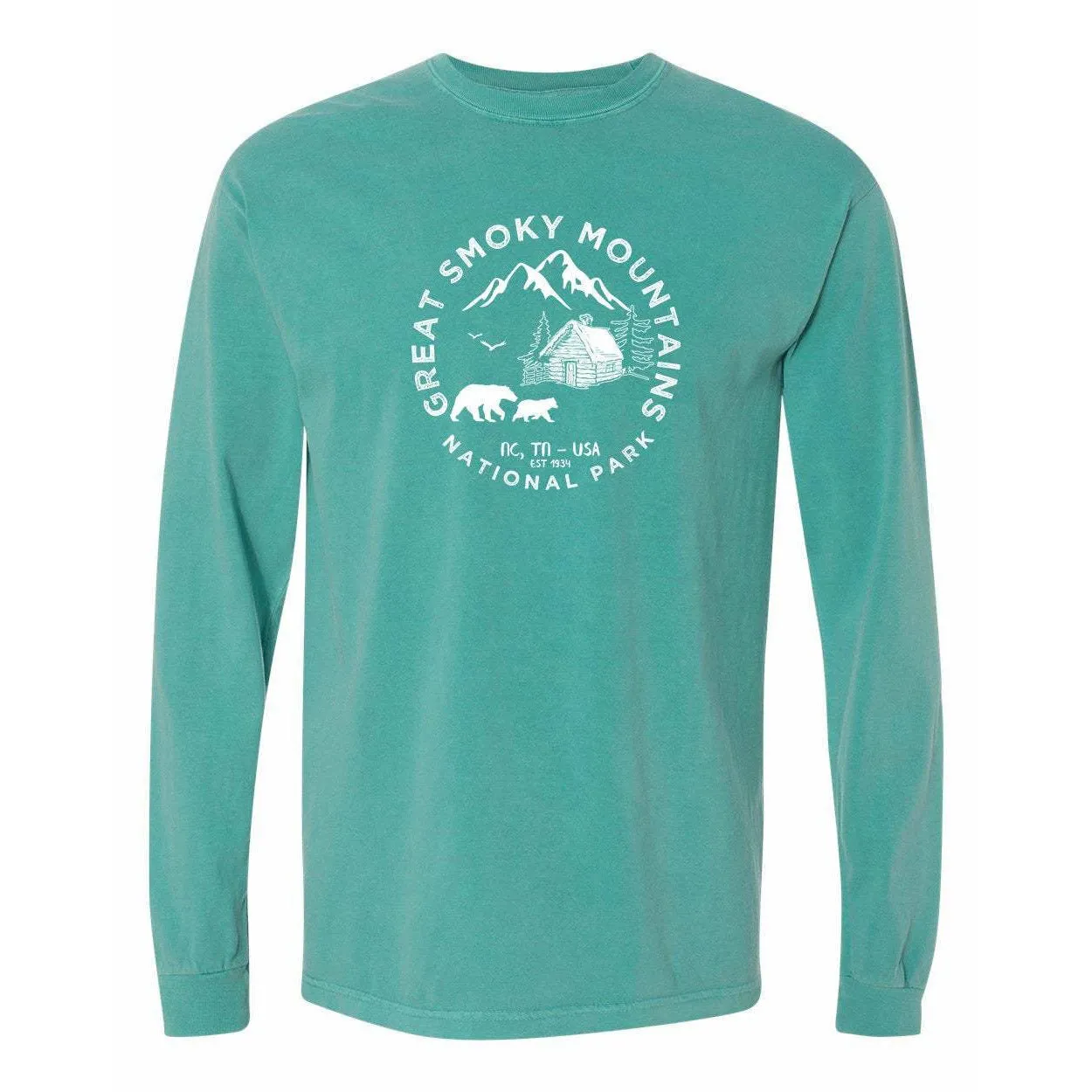 Great Smoky Mountains National Park Comfort Colors Long Sleeve TShirt