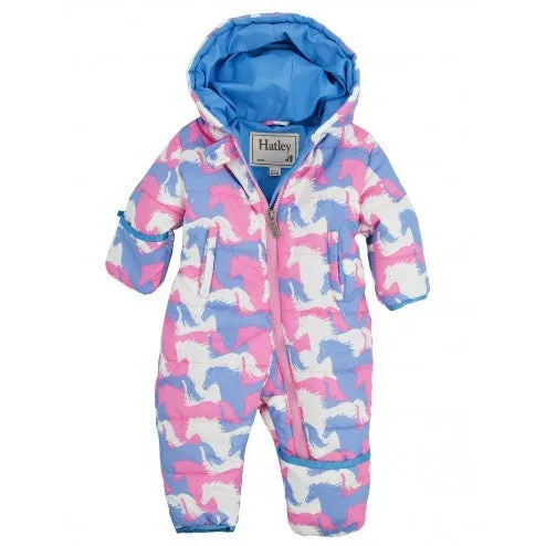 Hatley Infant Puffer - Puzzle Piece Horses