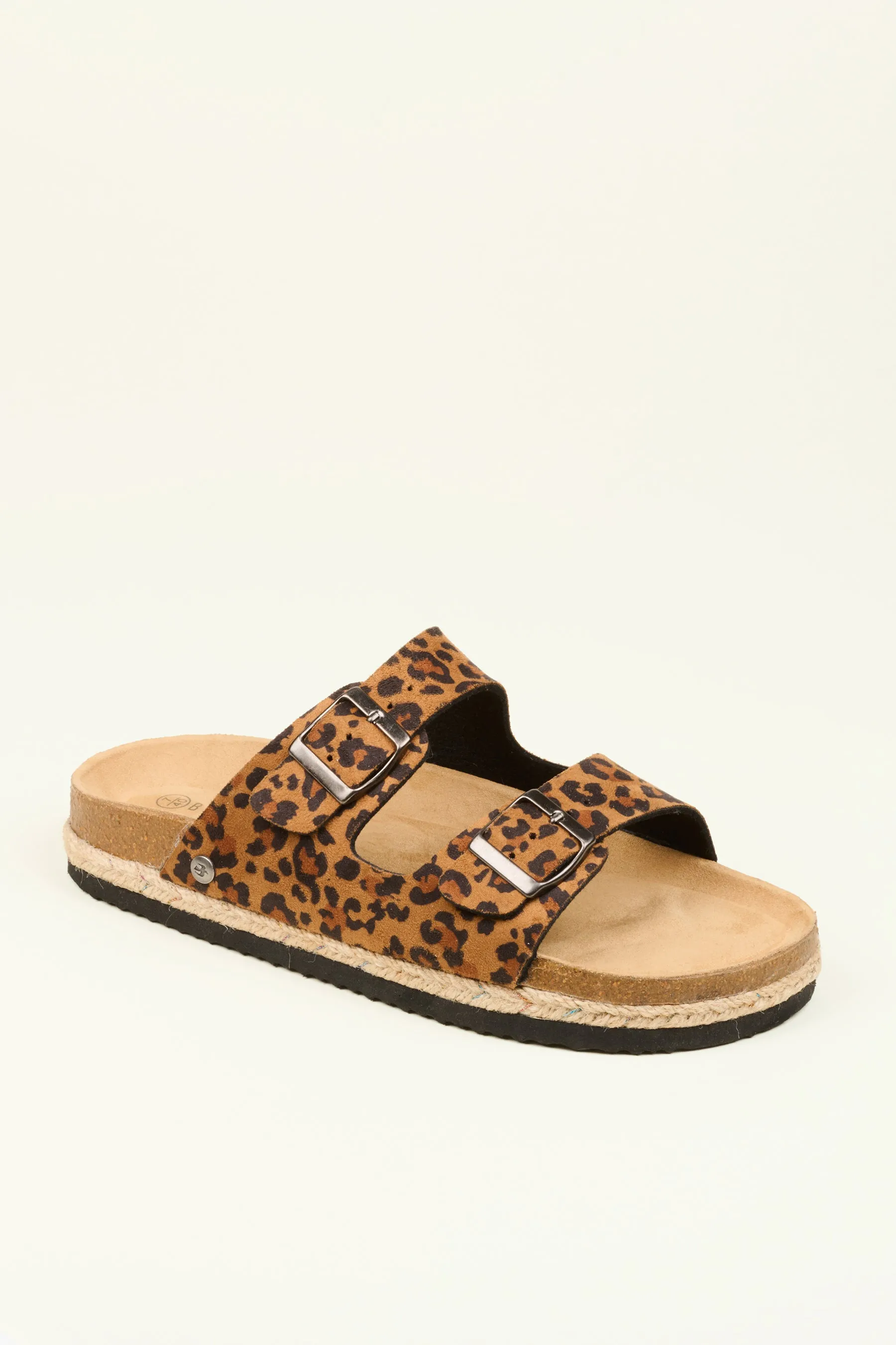 Leopard Flatform Sandals