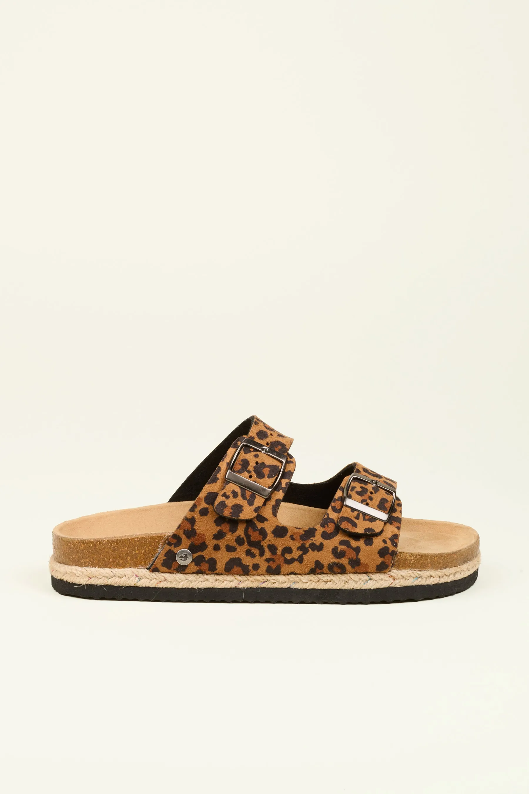 Leopard Flatform Sandals