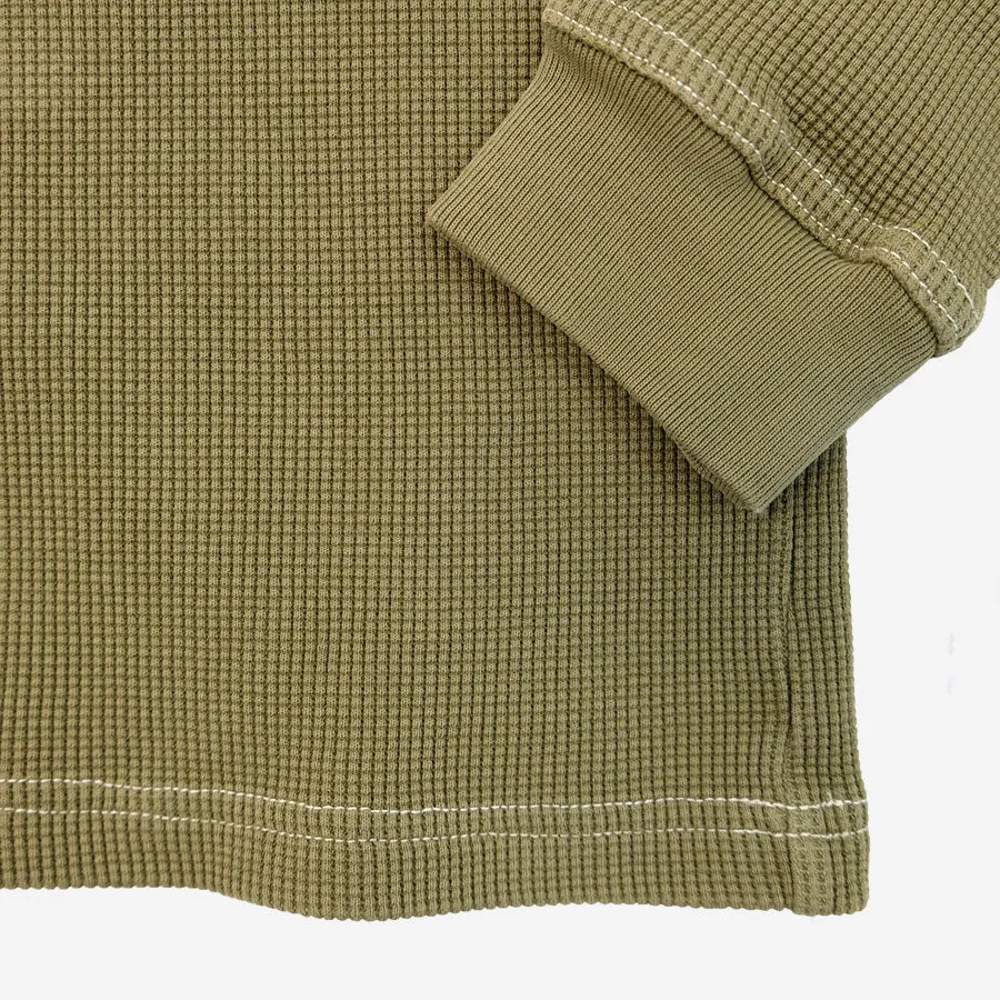 Long Sleeve Thermal Knit - Olive Green (MG AFR Exclusive)