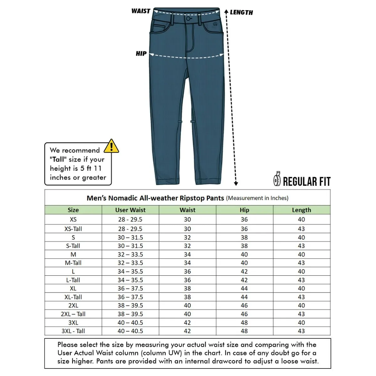 Men's Nomadic  Pants - Forest Green