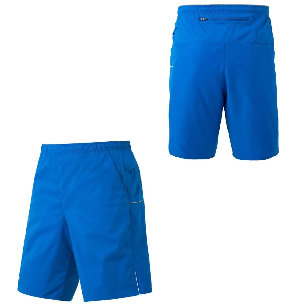 Montbell Men's Light Cross Runner Shorts Mid-Thigh - Black Blue