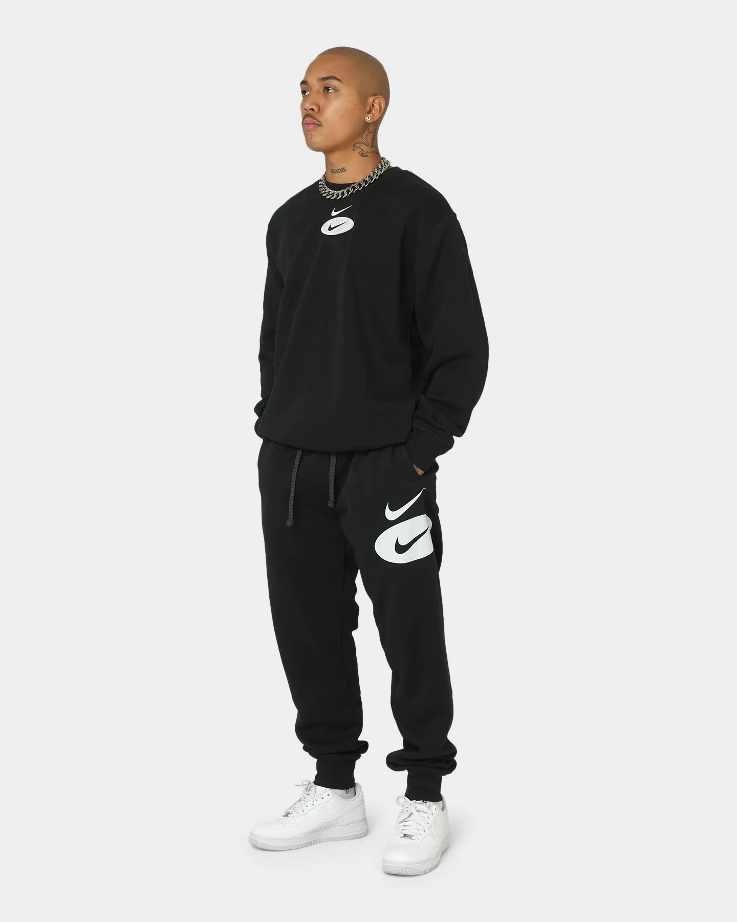 Nike Nike Sportswear Swoosh League Fleece Pants Black