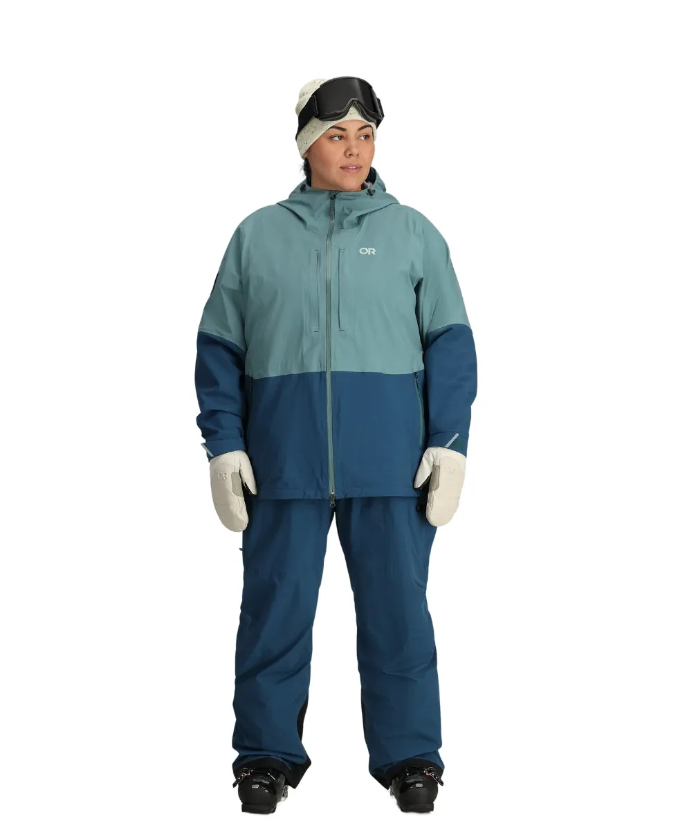 Outdoor Research Carbide Womens Plus Size Shell Jacket Neptune Sizes 2X-4X