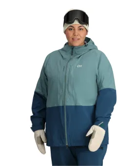 Outdoor Research Carbide Womens Plus Size Shell Jacket Neptune Sizes 2X-4X