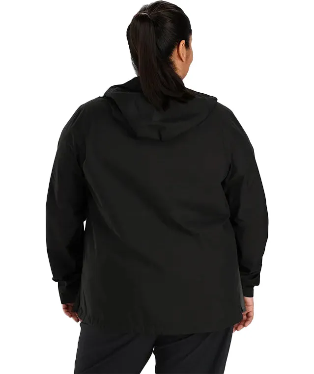 Outdoor Research Women’s Aspire II Goretex Rain Shell Jacket Black Plus Size 1X - 4X