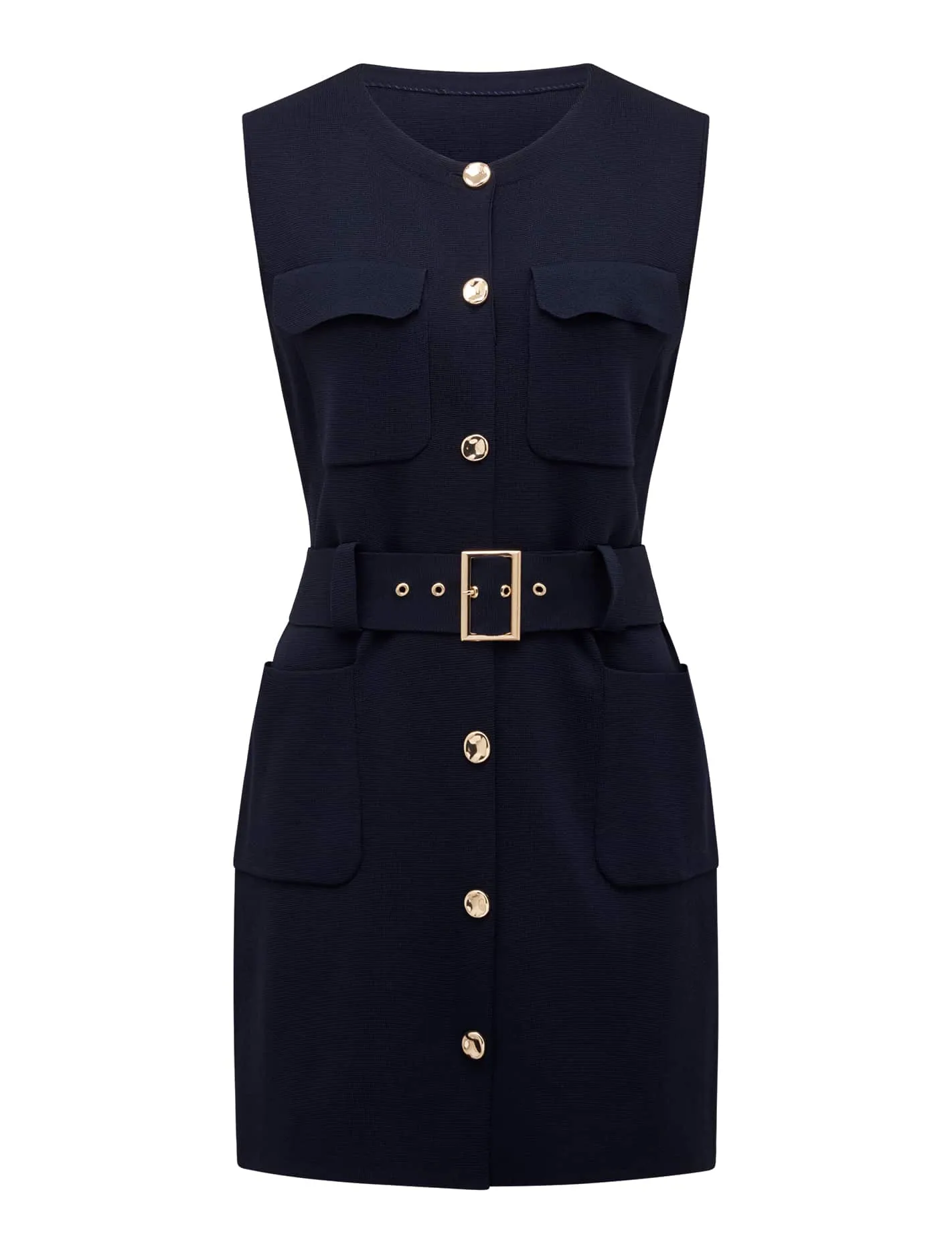 Parker Petite Luxe Utility Mini Dress