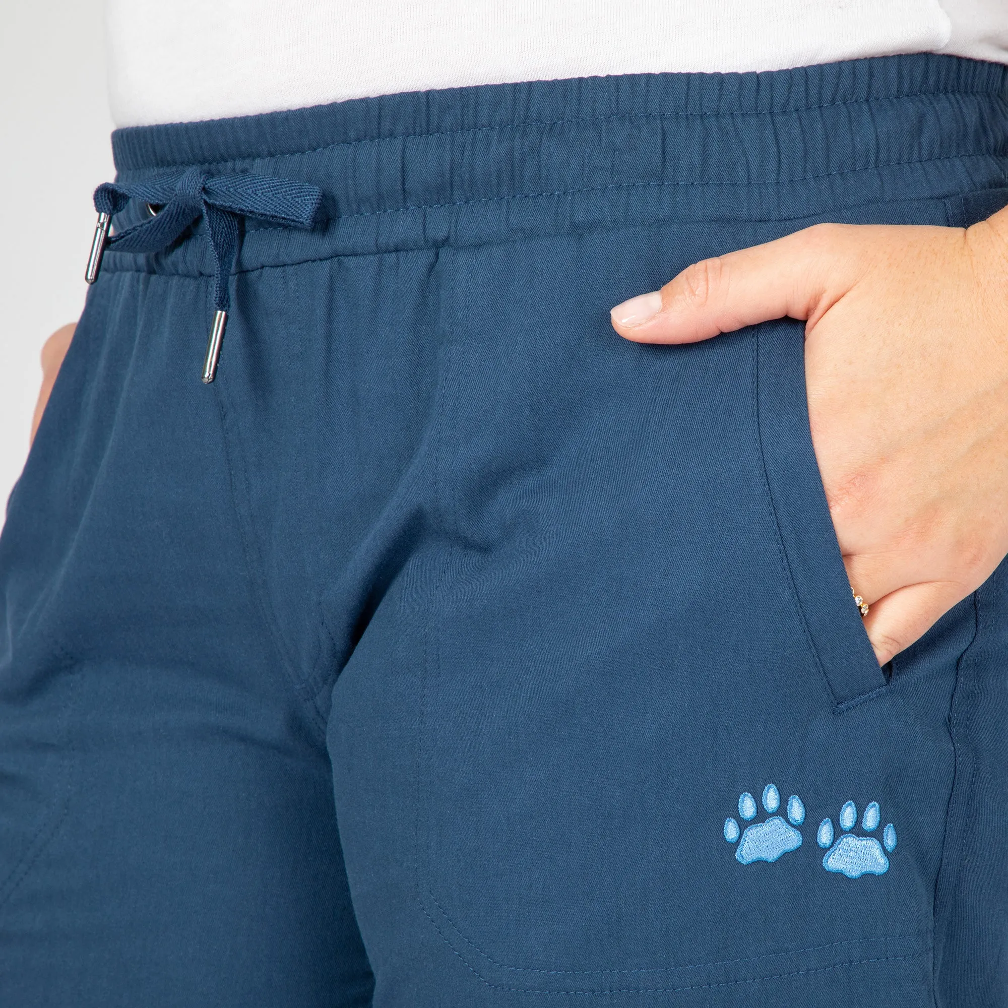 Paw Print Convertible Pants