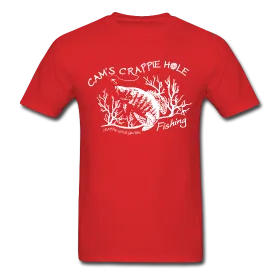 "Red" Short Sleeve Crappie Hole T-Shirts