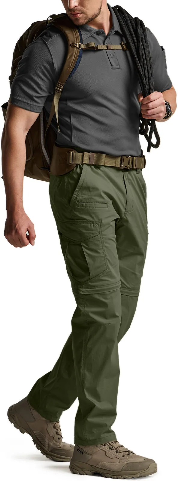 Runyon Convertible Cargo Pants with Belt [TXP410]