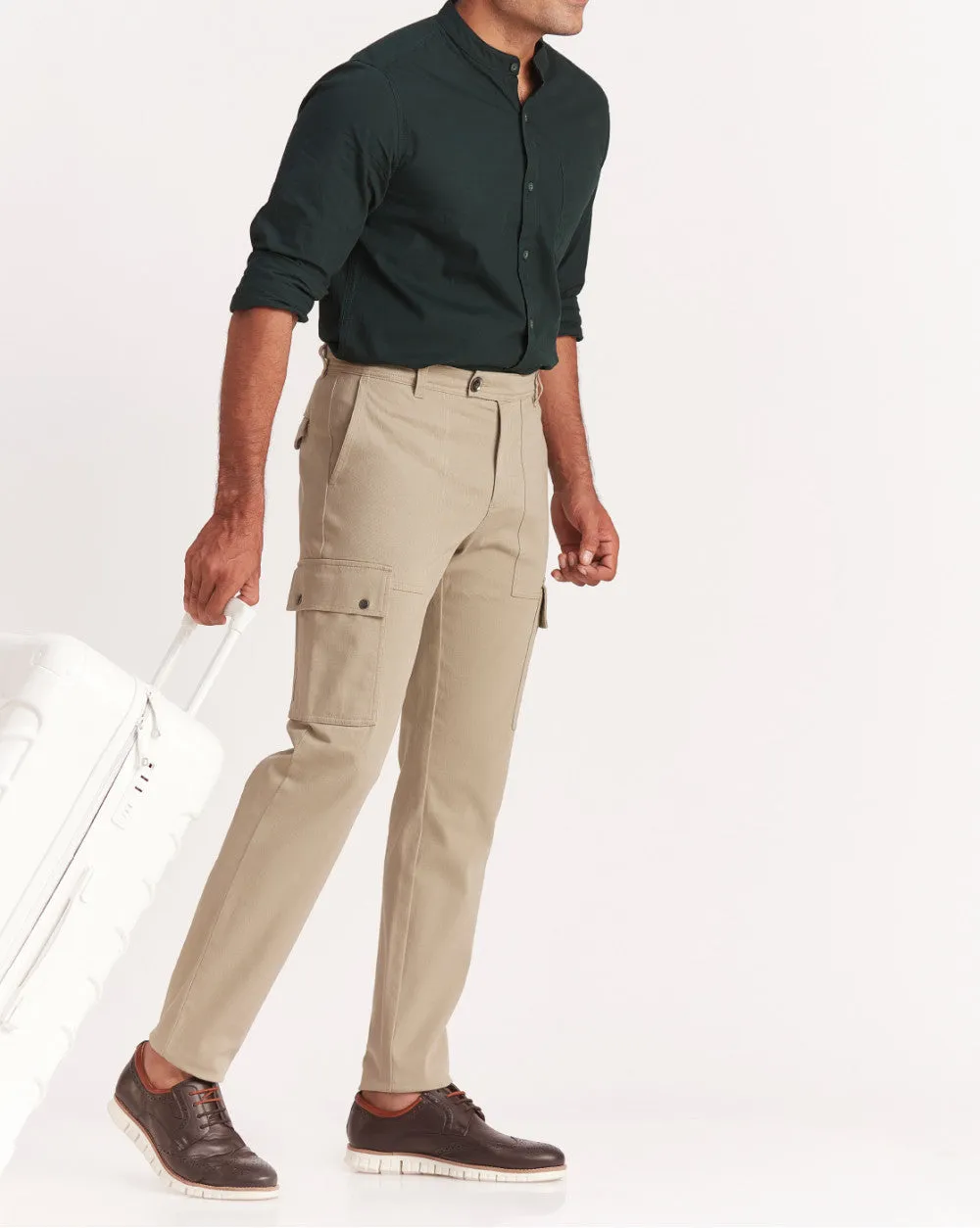 Tapered Fit Classic Cargos - Granola Khaki