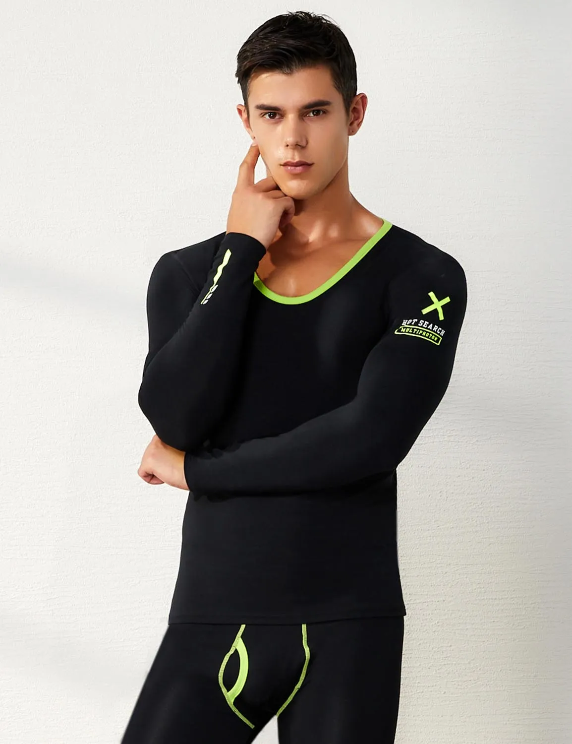 Thermal Crew Neck Baselayer Long Sleeve Tops 81201