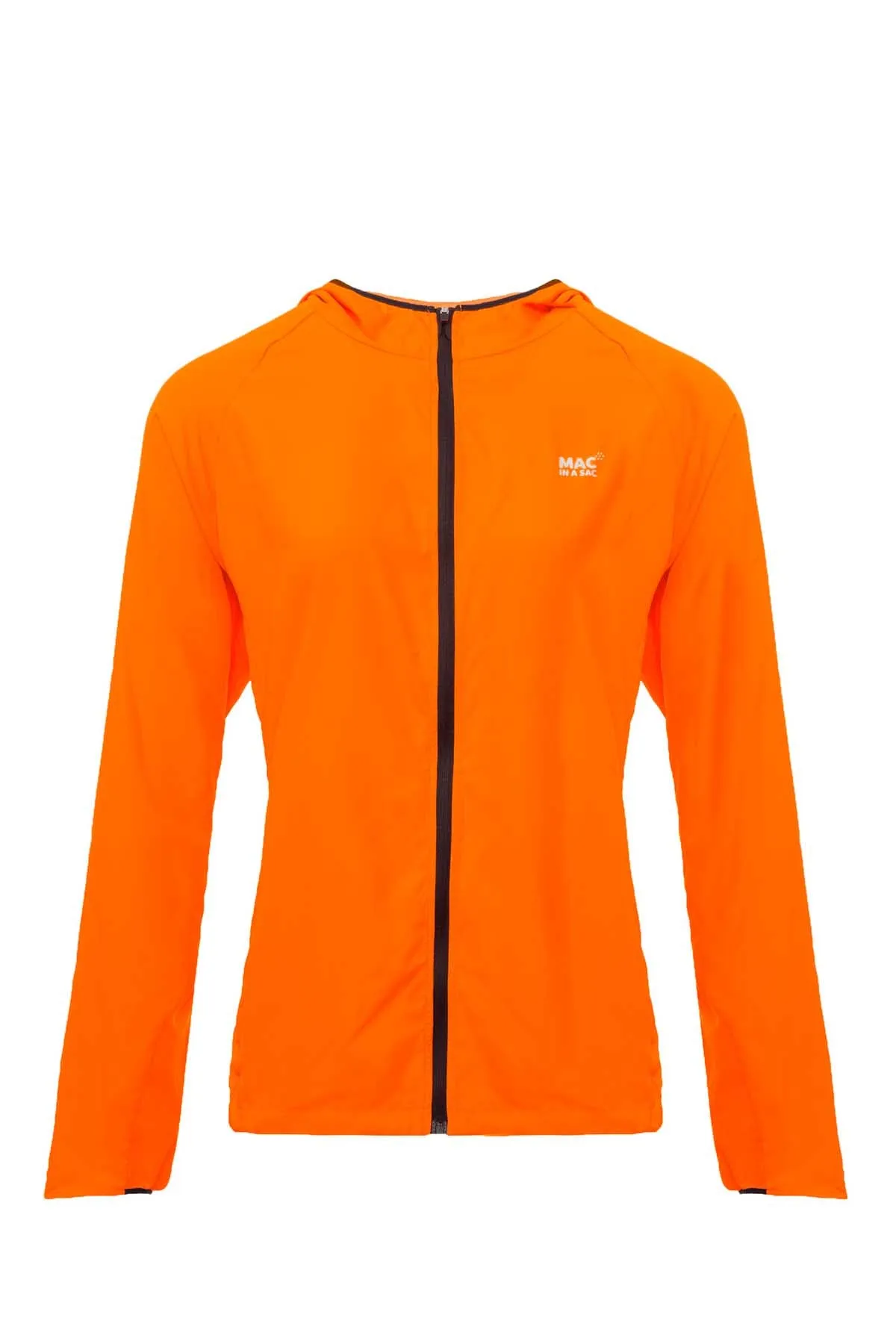 Ultra Packable Running Jacket - Neon Orange