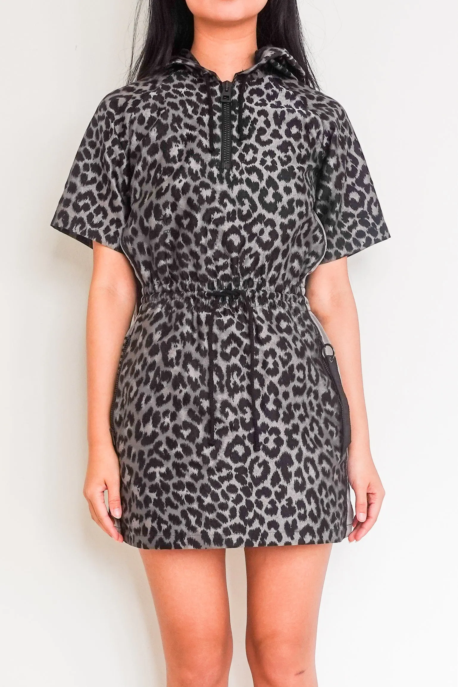 Utility Leopard print mini dress RRP £2000