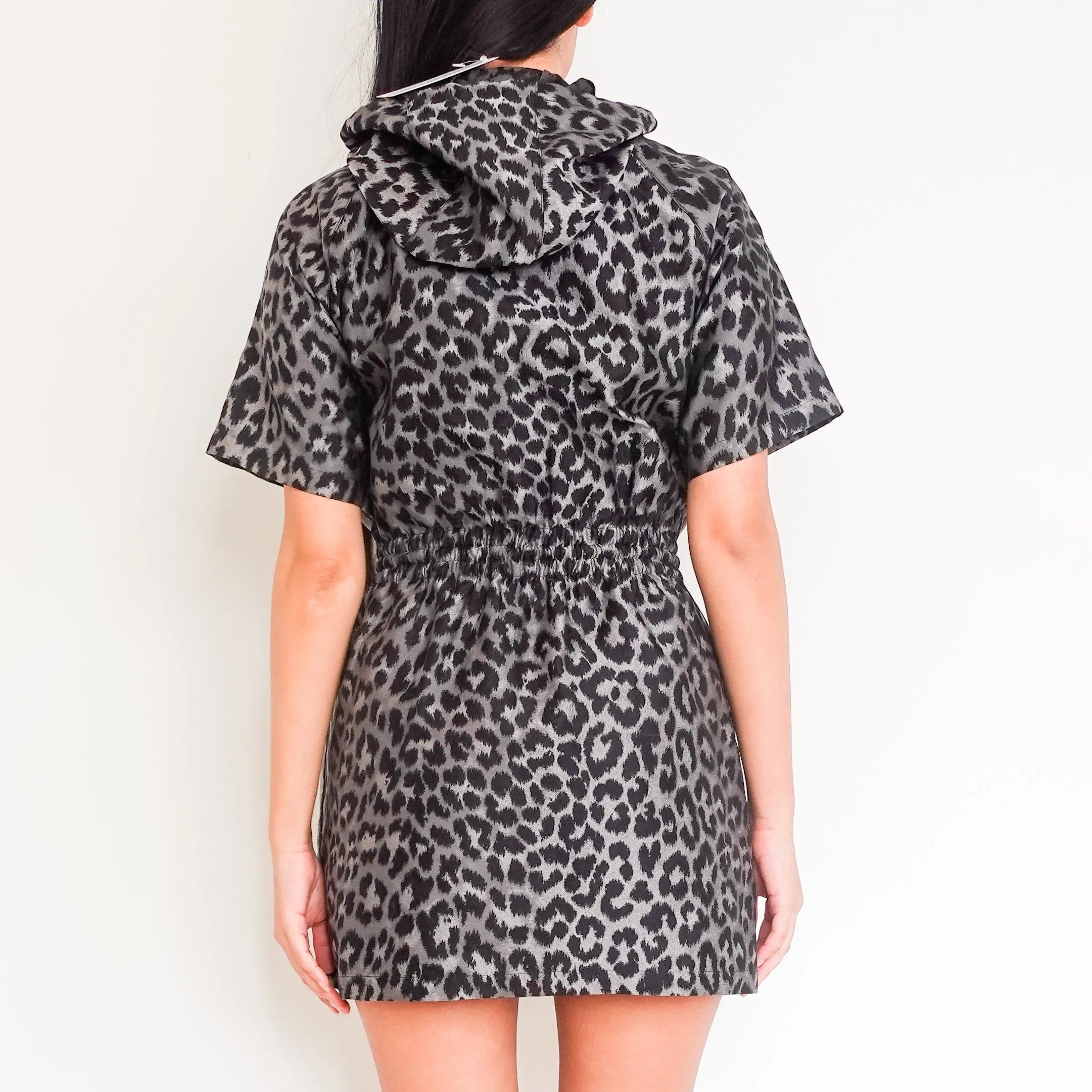 Utility Leopard print mini dress RRP £2000