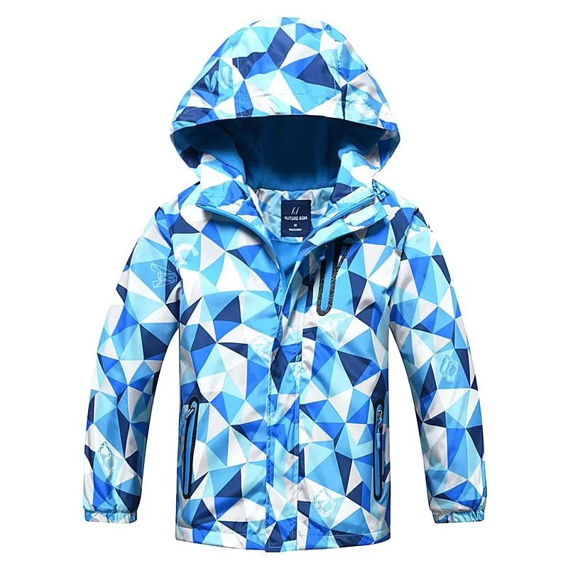 Waterproof Geometric Jacket