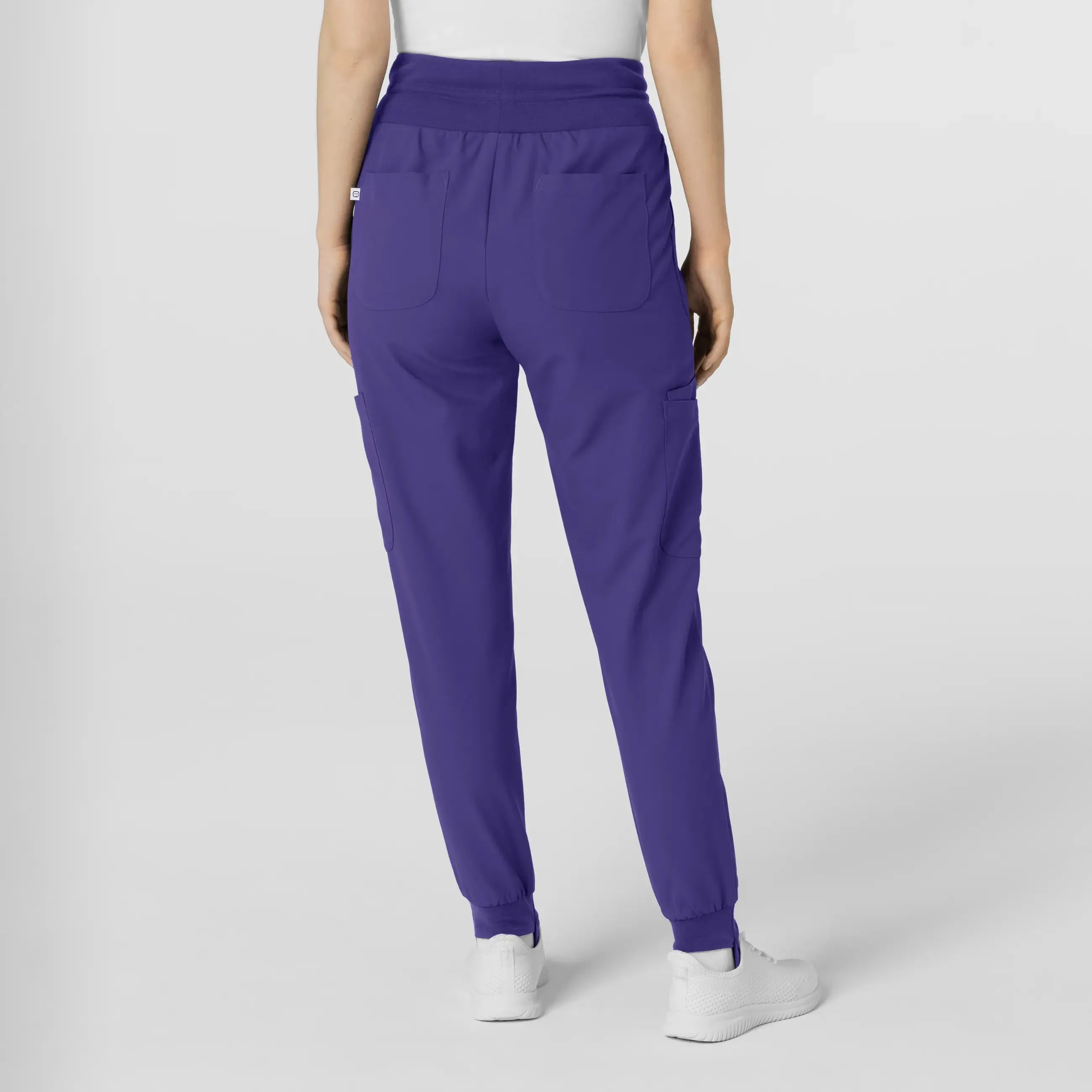 Wink Women's Convertible Stirrup Jogger Scrub Pant - Grape