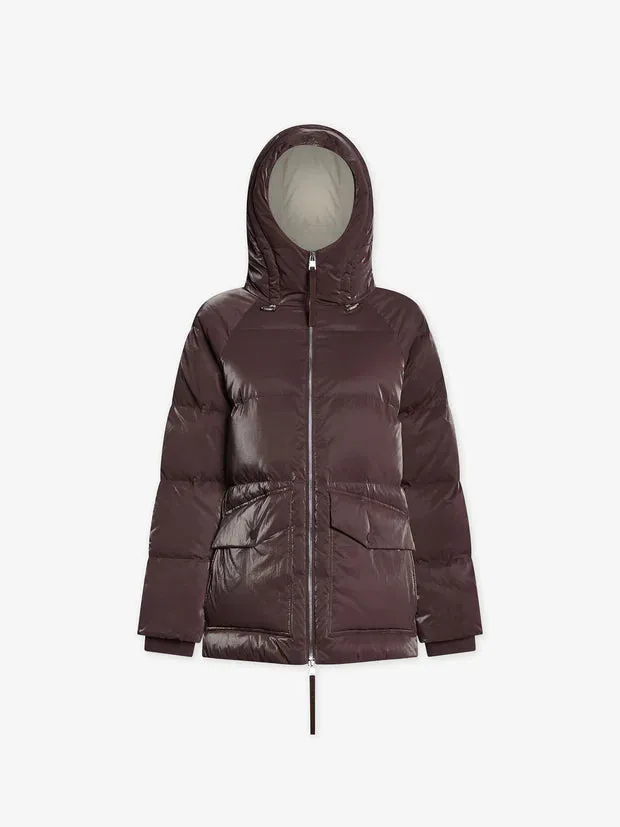 Women's Mid-Length Oversized Puffer Jacket By TJS